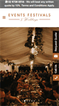 Mobile Screenshot of eventsfestivalsweddings.com